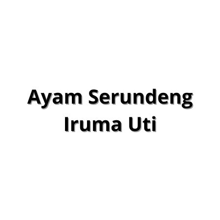 Lowongan Kerja Kitchen Helper di Ayam Serundeng Iruma Uti bulan February 2025